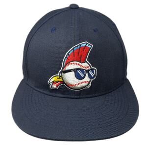 Major League Movie Snapback Cap Blue One Size Adjustable Embroidered Baseballism